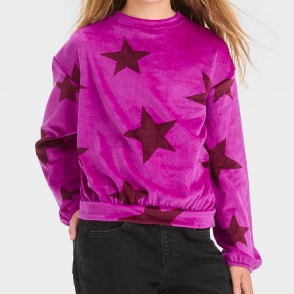 Cat & Jack Other - Printed pullover sweatshirt stars